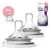 Nueva Tetina De Silicona Avent Natural Flujo Medio-rapido 3m 7