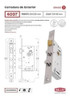 Cerradura Puerta Consorcio Exterior Doble Perno Kallay 4007 0