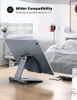 Soporte Plegable De Aluminio Para Telefono Celular - Gris. 3