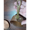 Antigua  Olla Cobre Y Bronce Macizo Muy Pesada 4