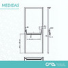 Barral Antipanico Simple Jaque T-290 Push 3