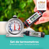 Pack Termometro Digital Alimentos + Termometro Horno Cocina 1