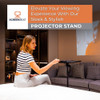 Screenseat Trpode Para Proyector Con Bandeja Para Mouse  Sop 6