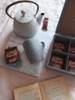 Caja De Té Madera -tea Box- 4 Divisiones Gris 3