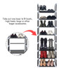 Zapatero Organizador De 8 Niveles, Apilable Y Duradero,... 3