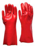 Guante Pvc Rojo 40 Ctms.liviano 0