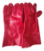 Guante Pvc Rojo 40 Ctms.liviano 1