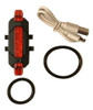 Luz Trasera De Bicicleta Recargable Usb 0