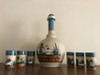 Singular Licorera Y Vasos Cerámica Pintada Artesanal -méxico 1