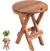 Mesa De Patio Pequeña, Mesa Auxiliar Plegable Al Aire Libre, 0