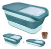 ~? Contenedor Plegable De Almacenamiento De Alimentos Para P 0