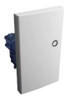 Llave De Luz Teclon Con Neon 3 Modulos Teclastar Blanco Stg 1