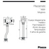 Valvula Descarga Mingitorio Temporizada Piazza 1
