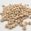 Cuentas De Madera Natural 8x7mm (25 Gramos - 150 Unidades) 0
