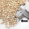 Cuentas De Madera Natural 8x7mm (25 Gramos - 150 Unidades) 1
