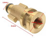 Acople Para Hidrolavadora Kommberg Foam Lance Adaptador 2