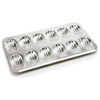 Hoja Norpro Tin Madeleine, Paquete De 1, Plateada 2