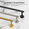 Toallero Para Baño De Acero Inoxidable 22cm Niquel 6