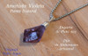 Dije Amatista Violeta Punta Natural Con Engarce De Plata 925 4 Dije Amatista Violeta Punta Natural Con Engarce De Plata 925 4