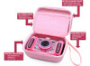 Funda Estuche Para Kidizoom Camera Pix Plus Casematix Rosa 4