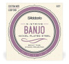 D'addario Ej57 Nickel 5-string Banjo Strings, Custom Medium, 1