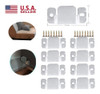 Sofá Composable Universal 8pcs Sofá Conector Soporte Con Har 0