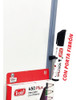 Set Pizarra Blanca P/marcador 91x61 Con Fibrones+borrador 3