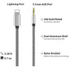 Adaptador Lightning A Jack Maziort 3.5 Mm Gris 2