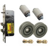 Kit Porton Corredizo Cerradura Trabex Ruedas 75mm Rodillos 0