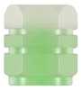 Set 4 Tapas Tapitas Cubre Valvulas Ruedas Tuning Fluo Verde 2