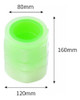 Set 4 Tapas Tapitas Cubre Valvulas Ruedas Tuning Fluo Verde 4