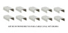 Pack X 10 Union Recta Para Cable Canal 14x7 Blanco Zoloda 0
