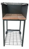 Fogon Rectangular Con Ruedas Y Parrilla 1