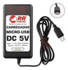Carregador Micro-usb 5v Para Farolete Lanterna Led De Luz 0