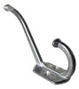 Percha Doble 2 Ganchos Perchero Aluminio Pulido X24 Unidades 0
