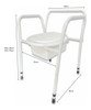 Silla Eleva Inodoro Hierro Portátil + Suplemento Eleva Bidet 1
