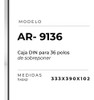Gabinete Tablero Caja Din Termica 36 Polo Exterior Variplast 1