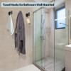 4 Toalleros Percheros Kruodop Accesorios Para Baño - Dorado 3