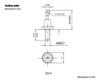 4 Diodos Rectificador 16a 600v Anodo / Rosca 16fr60 (m6x1) 2