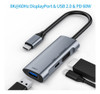 Adaptador Multipuerto Usb C A Pantalla, Puerto De Carga Usb- 1