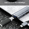 Adaptador Multipuerto Usb C A Pantalla, Puerto De Carga Usb- 5
