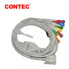 Cable Ecg 12 Derivaciones Para Electrodos Contec Original 1