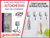 Perchitas Autoadhesivas Cuadradas Metal X 4 Unid Daccord 1