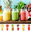 Set Sorbetes Ecologicos X4 Pitillos Acero Inoxidable Bebidas 4