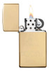 Encendedor Zippo Slim High Polish Brass 1654b 2