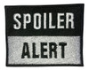Parche Bordado Decorativo Motivo Spoiler Alert Cine 8x6 Cm 0