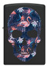 Encendedor Zippo 49771 Flamingo Skull Design Garantia. 3