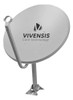 Antena Digital Parabólica Vivensis 60cm Ku + Lnbf Quadruplo 1