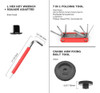 Kit De Herramientas Para Reparacion De Bicicletas Odoland 7