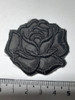 Parche Aplique Aplicacion Bordado Rosa Negra 5x4 Cm. 1